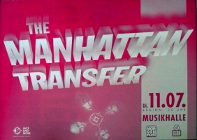 MANHATTAN TRANSFER - 1997 - Konzertplakat - Concert - Tourposter - Hamburg