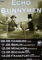 ECHO & THE BUNNYMEN - 2001 - Tourplakat - In Concert - Flowers - Tourposter