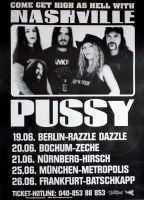 NASHVILLE PUSSY - 2001 - Plakat - In Concert - Come get High as Hell Tour - Poster