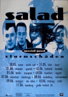 SALAD - 1995 - Plakat - In Concert - Sturmschden - Drink Me Tour - Poster