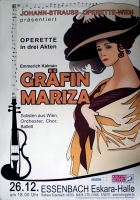 GRFIN MARITZA - 2011 - Plakat - Johann-Strauss - Operette - Poster - Essenbach