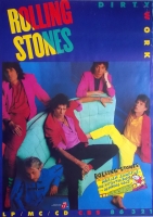 ROLLING STONES - 1986-03-00 - Promoplakat - Dirty Works - Poster