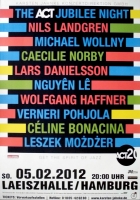 ACT JUBILEE NIGHT - 2012 - Konzertplakat - Landgren - Haffner - Poster - Hamburg