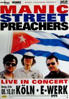MANIC STREET PREACHERS - 2001 - Plakat - Concert - Tourposter - Kln