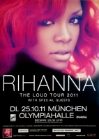 RHIANNA - 2011 - Konzertplakat - In Concert - Loud - Tourposter - Mnchen