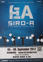 SIRO A - 2012 - In Concert - Technodelic Visual Tour - Poster - Hamburg