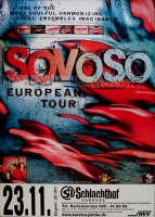 SOVOSO - 2001 - Live In Concert - European Tour - Poster - Hamburg
