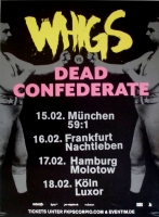 WHIGS, THE - 2011 - Plakat - Dead Confederate - In the Dark - Tourposter