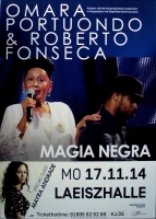 PORTUONDO - FONSECA - 2014 - Live In Concert - Tourposter - Hamburg