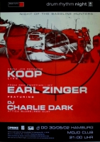 DRUM RHYTHM NIGHT - 2002 - Plakat - Koop - Earl Zinger - Poster - Hamburg