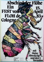 FLOH DE COLOGNE - 1983 - Plakat - Kieser - Sverkrp - Poster - Berlin