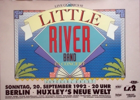 LITTLE RIVER BAND - 1992 - Konzertplakat - Live Classics - Tourposter - Berlin