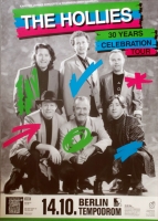 HOLLIES - 1993 - Konzertplakat - 30 Years Celebration - Tourposter - Berlin