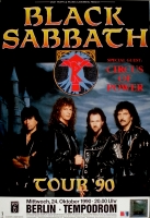BLACK SABBATH - 1990 - Plakat - In Concert Tour - Poster - Berlin