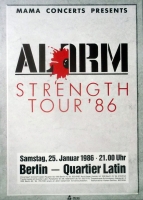ALARM - 1986 - Konzertplakat - Concert - Strength - Tourposter - Berlin