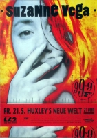 VEGA, SUZANNE - 1992 - Konzertplakat - Concert - 99,9F - Tourposter - Berlin