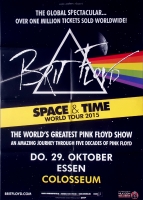 BRIT FLOYD - 2015 - Plakat - Pink Floyd - Space & Time - Tour - Poster - Essen