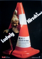 HIRSCH, LUDWIG - 1977 - Konzertplakat - In Concert - Touposter - Berlin