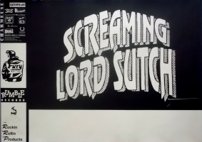 SCREAMING LORD SUTCH - 1992 - Pakat - Murder in the Graveyard - Tourposter