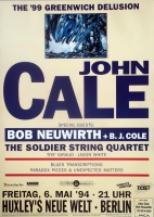 CALE, JOHN - VELVET UNDERGROUND - 1994 - Konzertplakat - Tourposter - Berlin