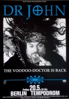 DR JOHN - 1994 - Concert - The Voodoo-Doctor Is Back Tour - Poster - Berlin