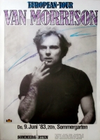 MORRISON, VAN - THEM - 1983 - In Concert - European Tour - Poster - Berlin