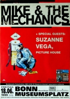 MIKE & THE MECHANICS - 1999 - Konzertplakat - Suzanne Vega - Tourposter - Bonn