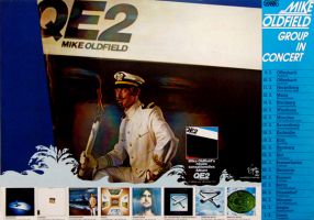 OLDFIELD, MIKE - 1980 - Tourplakat - Concert - QE2 - Tourposter