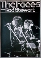 FACES, THE - ROD STEWART - 1974 - Plakat - Live In Concert Tour - Poster