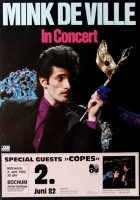 MINK DE VILLE - 1982 - Konzertplakat - Coup de Grace - Tourposter - Bochum