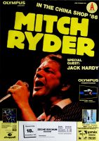 RYDER, MITCH - 1986 - Plakat - Concert - In the China - Tourposter - Bochum