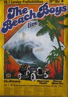 BEACH BOYS - 1977 - Konzertplakat - Concert - Outlaws - Tourposter - Loreley