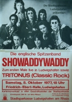 SHOWADDYWADDY - 1977 - Plakat - In Concert Tour - Poster - Ludwigshafen