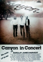 CANYON - 1978 - Tourplakat - Concert - Barclay James Harvest - Tourposter