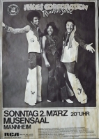 HUES CORPORATION - 1974 - Plakat - Rockin Soul - Tourposter - Mannheim
