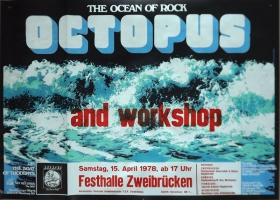 OCTOPUS - 1978 - Plakat - Concert - Boat of Thoughts - Poster - Zweibrcken