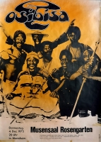 OSIBISA - 1975 - Plakat - Concert - Welcome Home - Tourposter - Mannheim