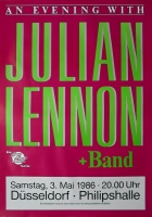 LENNON, JULIAN - BEATLES - 1986 - Concert - An Evening Tour - Poster - Dsseld