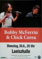 McFERRIN, BOBBY - CHICK COREA - 2015 - In Concert Tour - Poster - Hamburg