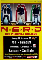 N.E.R.D - NERD - 2008 - In Concert - Pharrell Williams Tour - Poster - Kln