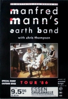 MANFRED MANN - 1986 - Live In Concert - Criminal Tango Tour - Poster - Essen