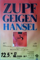 ZUPFGEIGENHANSEL - 1986 - Konzertplakat -  Andre, Die Das... Tourposter - Essen