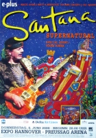 SANTANA - 2000 - Live In Concert - Supernatural Tour - Poster - Hannover