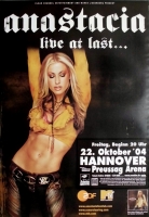 ANASTACIA - 2004 - Live In Concert - Live at Last Tour - Poster - Hannover