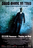 BYRNE, DAVID - TALKING HEADS - 2009 - Brian Eno - In Concert - Poster - Hannover