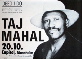 TAJ MAHAL - 1987 - Konzertplakat - Concert - Deed I Do - Tourposter - Mannheim
