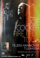 COCKER, JOE - 2013 - Live In Concert - Fire it Up Tour - Poster - Hannover