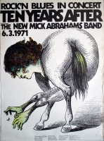 TEN YEARS AFTER - 1971 - Plakat - Günther Kieser - Poster - Düsseldorf
