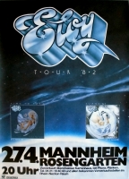 ELOY - 1982 - Konzertplakat - Concert - Time to Turn - Tourposter - Mannheim