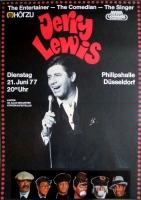 LEWIS, JERRY - 1977 - Konzertplakat - Concert - Tourposter - Düsseldorf